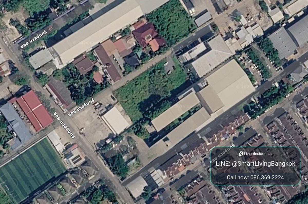 ขาย ที่ดิน Land Nuan Chan 197 ตร.ว.  ติดเซเว่น ตรงข้ามเป็นสนามบอลเปิดใหม่ ด้านในซอยเป็นออฟฟิศ – รูปที่ 2