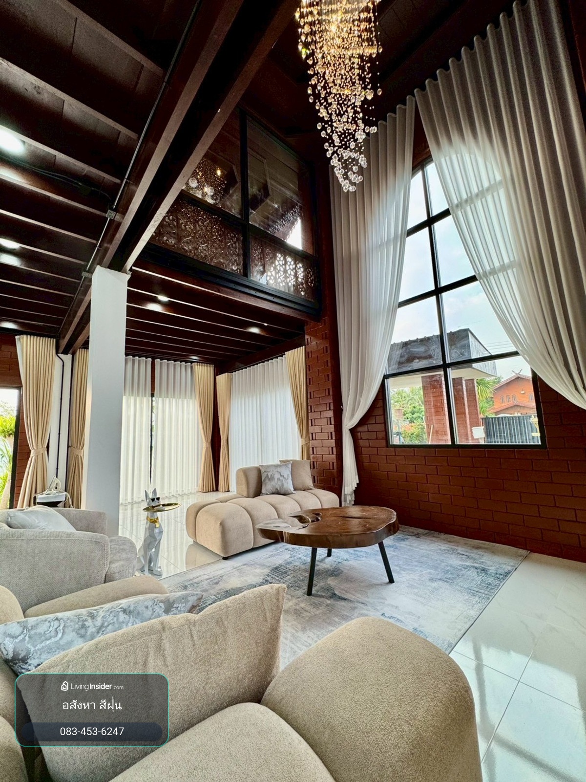 ขาย Pool Villa Modern Lanna Luxury ใกล้เมืองเชียงใหม่ เนื้อที่ 200 ตารางวา 5 ห้องนอน ตำบลขัวมุง อำเภอสารภี จังหวัดเชียงใหม่ – รูปที่ 3