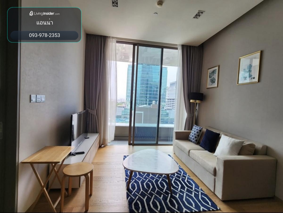 Condo for rent, Saladaeng One, 50 sq m., 1 bedroom, 1 bathroom, 7th floor, ready to move in, near BTS Saladaeng, MRT Lumpini. – รูปที่ 2