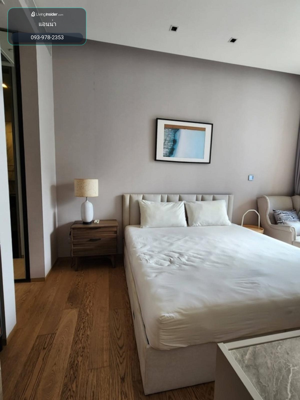Condo for rent, Saladaeng One, 50 sq m., 1 bedroom, 1 bathroom, 7th floor, ready to move in, near BTS Saladaeng, MRT Lumpini. – รูปที่ 4
