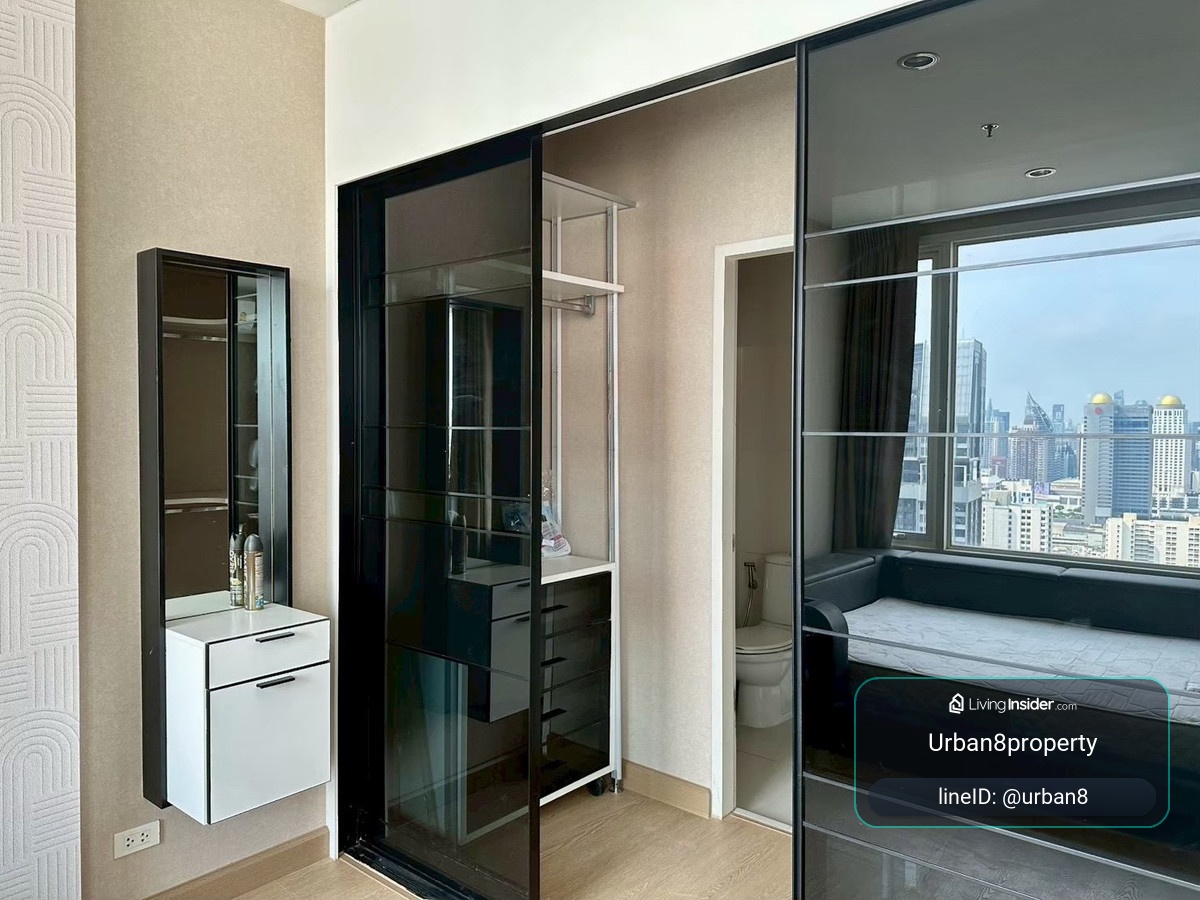 41 sq.m., 35th floor, studio, luxury condo, near Chula, walking distance to Paragon, excellent central parking, urgent!!!!  – รูปที่ 3