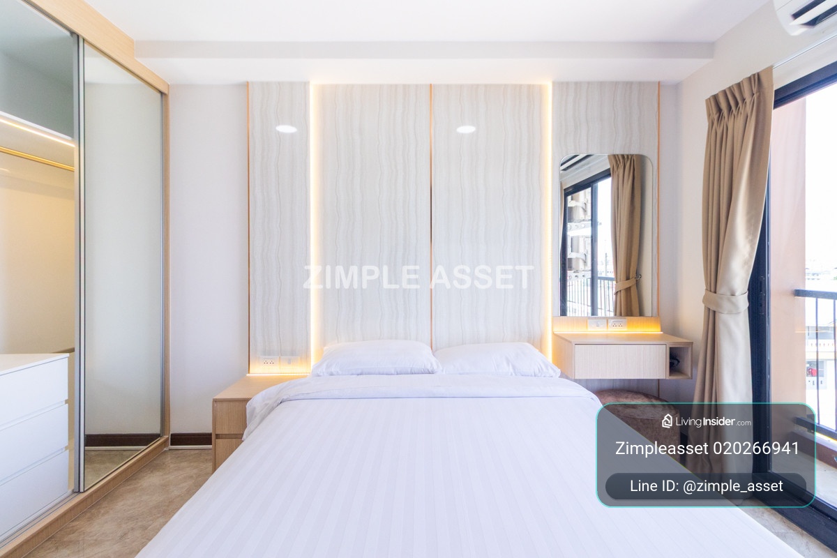 Line ID: @zimple_asset ห้องพักใหม่ย่านบางพลี พร้อมเฟอร์นิเจอร์และเครื่องใช้ไฟฟ้า มีสระว่ายน้ำ ฟิตเนส และที่จอดรถ ห้องสวย สะอาด ปลอดภัย ใกล้ห้างสรรพสินค้า แหล่งชุมชน และนิคมบางพลี – รูปที่ 2