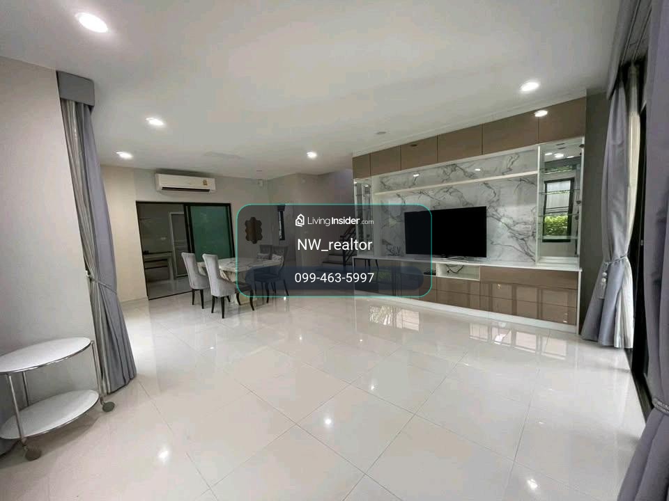 ให้เช่าบ้านเดี่ยว หมู่บ้าน มบ.เศรษฐสิริ จรัญ ปิ่นเกล้า 4นอน 3น้ำ
จอดรถได้ 2 คัน – รูปที่ 3