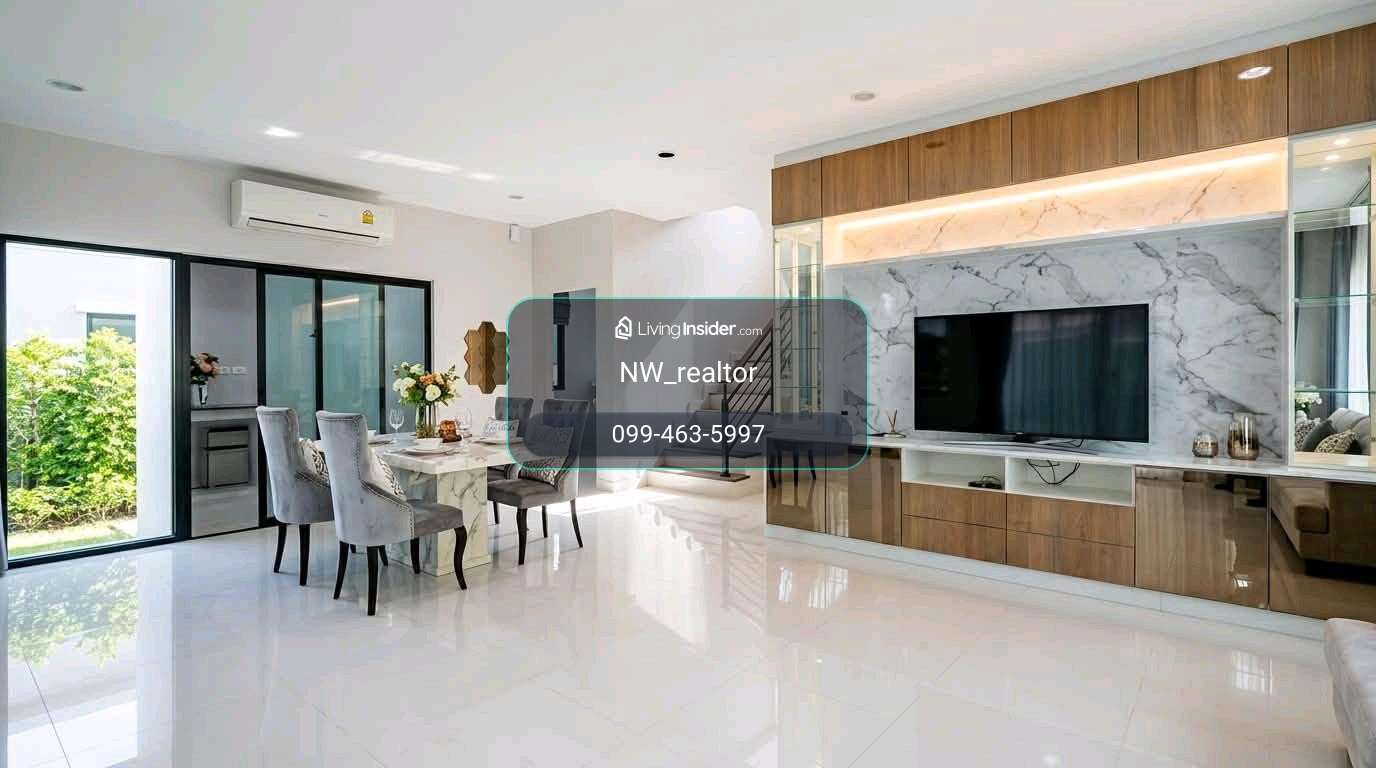 ให้เช่าบ้านเดี่ยว หมู่บ้าน มบ.เศรษฐสิริ จรัญ ปิ่นเกล้า 4นอน 3น้ำ
จอดรถได้ 2 คัน – รูปที่ 2