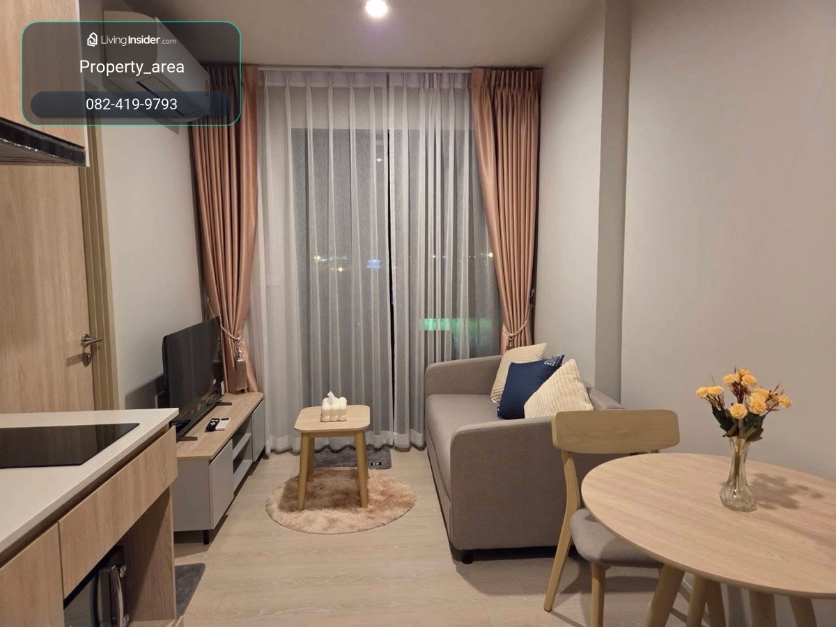 Condo for rent Nue Mega Plus Bangna Room size: 26 sq m Floor: 10 Price: 12,500 baht 📍Free Wifi Nearby places: Mega bangna – รูปที่ 4
