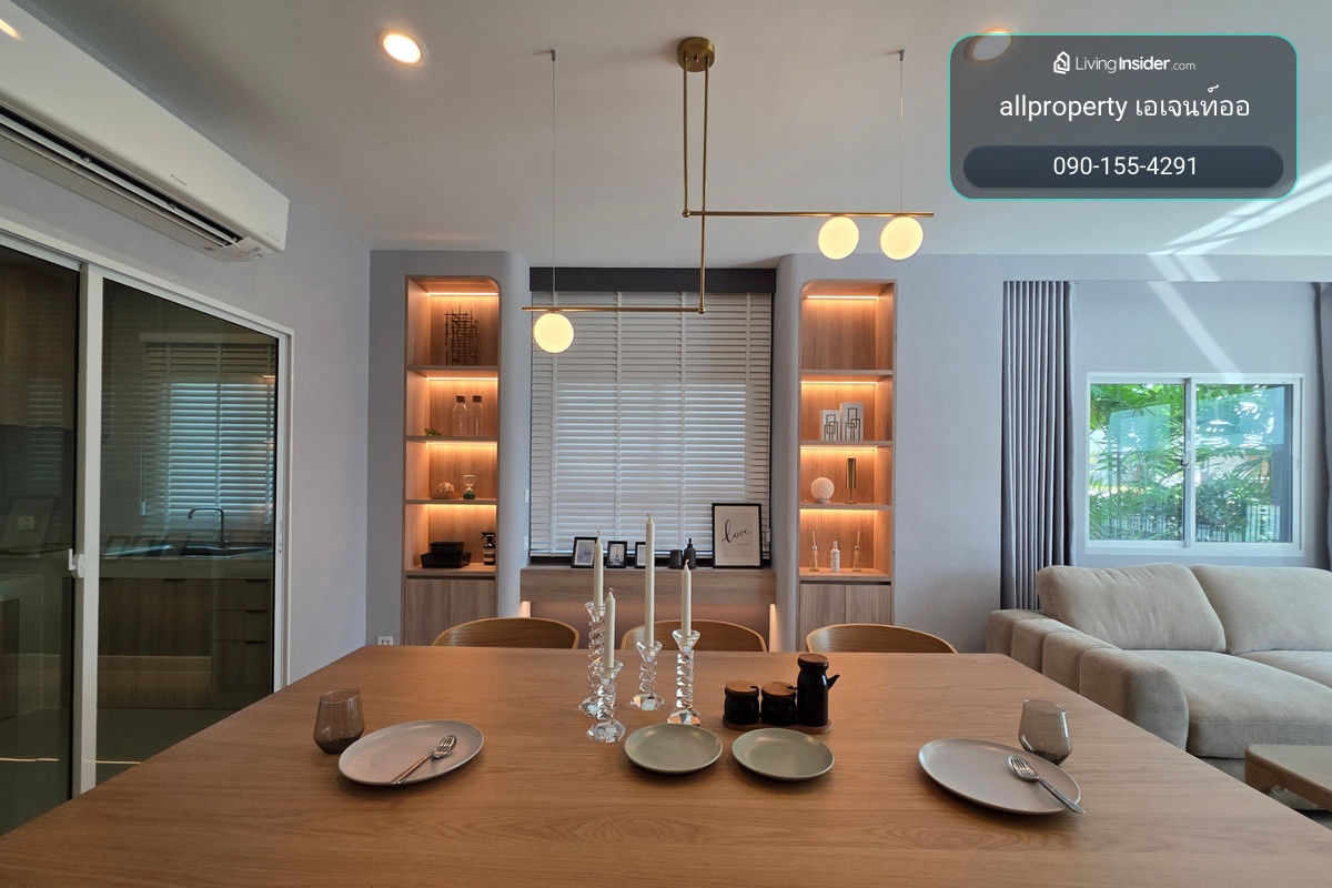 ขาย บ้านใหม่แปลงมุม บ้านเดี่ยว 3 ชั้น ตกแต่งเฟอร์นิเจอร์ครบ คุ้มที่สุดในโครงการ – รูปที่ 2