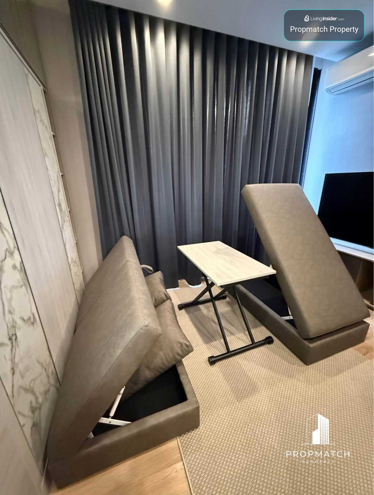 ✨Flash Deal ✨ Noble Around Ari (1Bed 1Bath 27SQM.) พร้อมอยู่ ! เพียง  22,000 บาทต่อเดือน Tel.0981315848 @propmatch – รูปที่ 3
