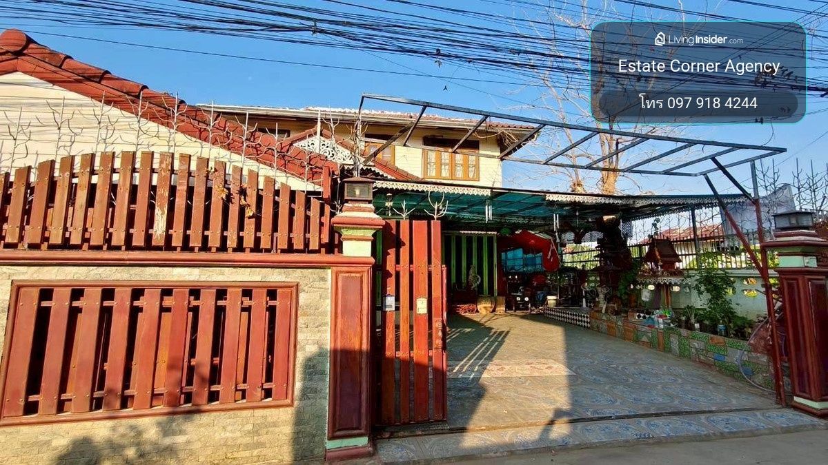 96308 - ขายบ้านเดี่ยว 2 ชั้น โครงสร้างแข็งแรง ชั้นบนไม้สักทั้งหลัง เนื้อที่ 75 ตารางวา ทำเลดี ใกล้ตัวเมืองพิษณุโลก เดินทางสะดวก เหมาะอยู่อาศัยหรือทำโฮมออฟฟิศ – รูปที่ 2