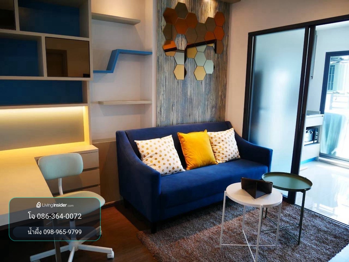 Ideo Sukhumvit 93 ปล่อยเช่า 17,000 บาท ห้อง 31 ตรม  แบบครัวปิด พร้อมอยู่ – รูปที่ 2