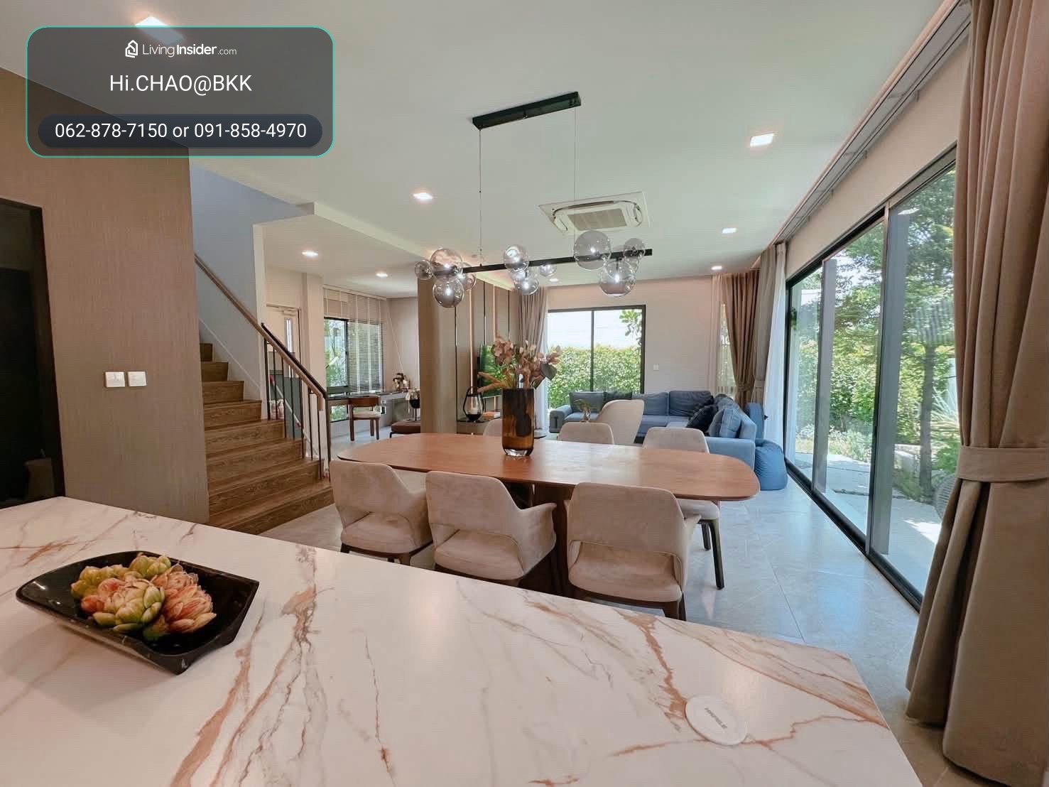 🚩 House for rent “Mantana KM15” ,ASB international school ,Verso international school. Fully furnished, ready to move in – รูปที่ 3