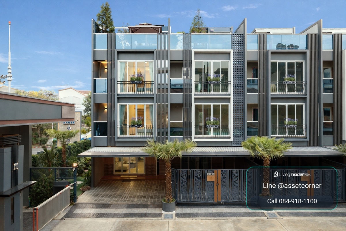 Line @assetcorner ขายทาวน์โฮมตรงข้ามสนามบินดอนเมือง เริ่ม 4.99 (บ้านเปล่า) จองเพียง 10,000 บาท  มีรีวิวละเอียด – รูปที่ 2