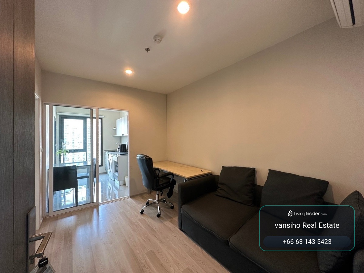 centric station Centric Huaikhwang ห้องสวยพร้อมขาย ชั้น 18 ห้องมุม กว้างขวาง – รูปที่ 3