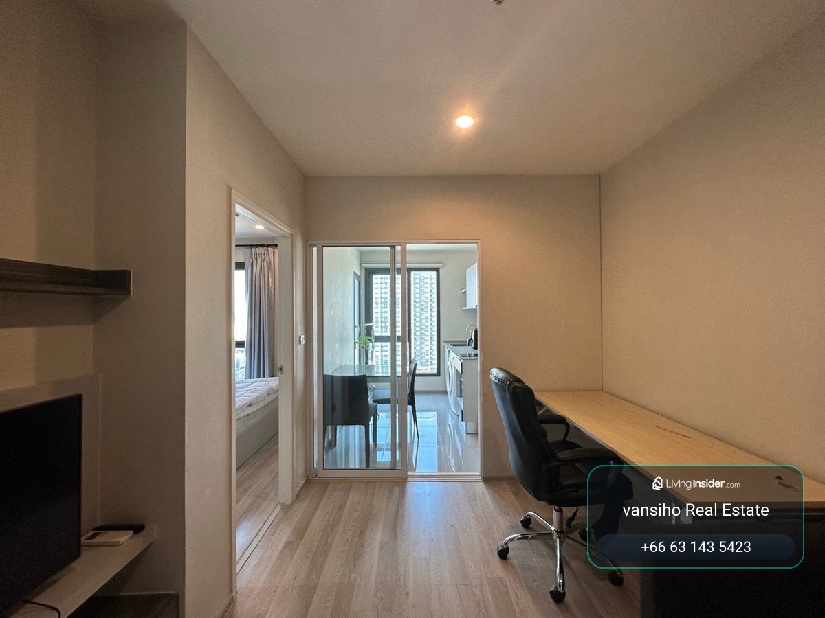 centric station Centric Huaikhwang ห้องสวยพร้อมขาย ชั้น 18 ห้องมุม กว้างขวาง – รูปที่ 4
