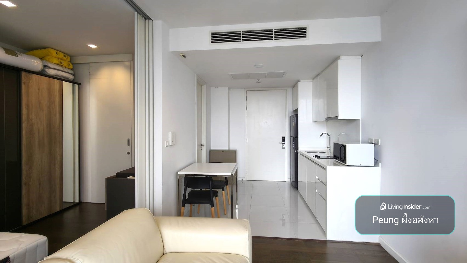 ห้องเพิ่งรีโนเวทเสร็จใหม่ๆ, 39 ตรม,1นอน 1น้ำ, Nara9 Sathorn, BTSช่องนนทรี – รูปที่ 4