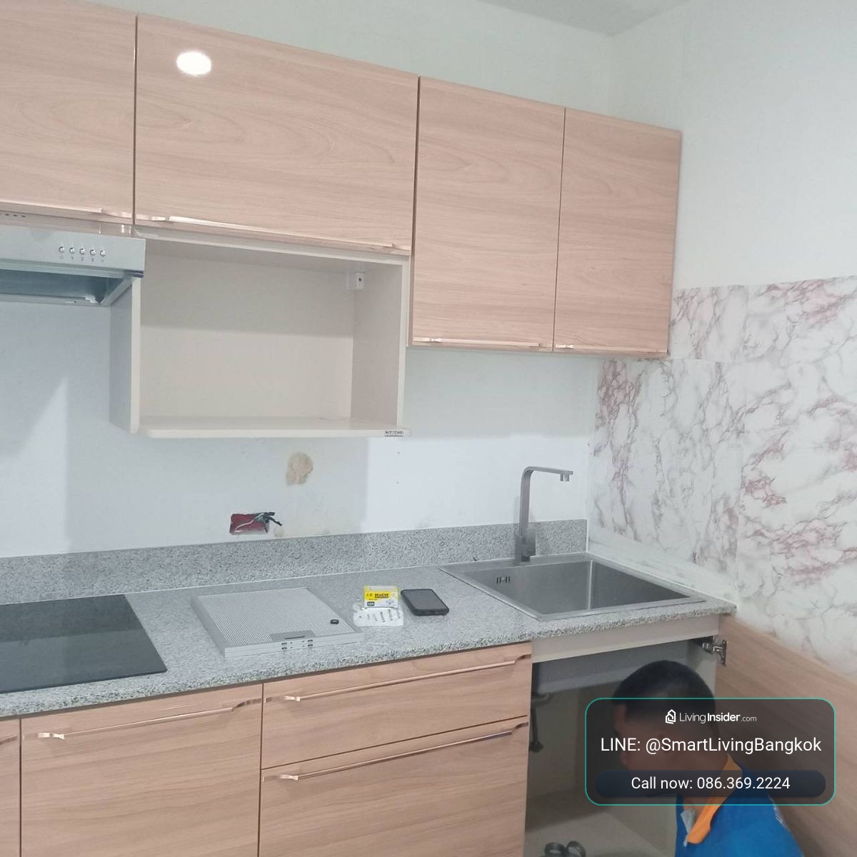 Condo location in Rama 3 area, near BTS Chong Nonsi, room on high floor, beautiful view, good room position. Next to the penthouse This is the top view position of the building, providing high privacy. – รูปที่ 2