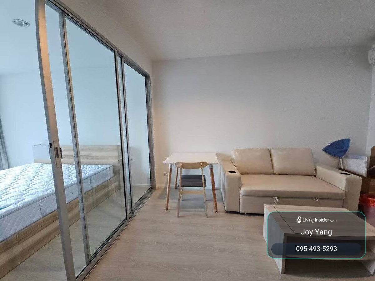 For rent, Rhythm Sathorn Narathiwat, north side, beautiful view, 38 sq m, 18,000, no negotiation, minimum 1 year, contact Line ID jubilojoy1, ready to move in 15 April. – รูปที่ 2