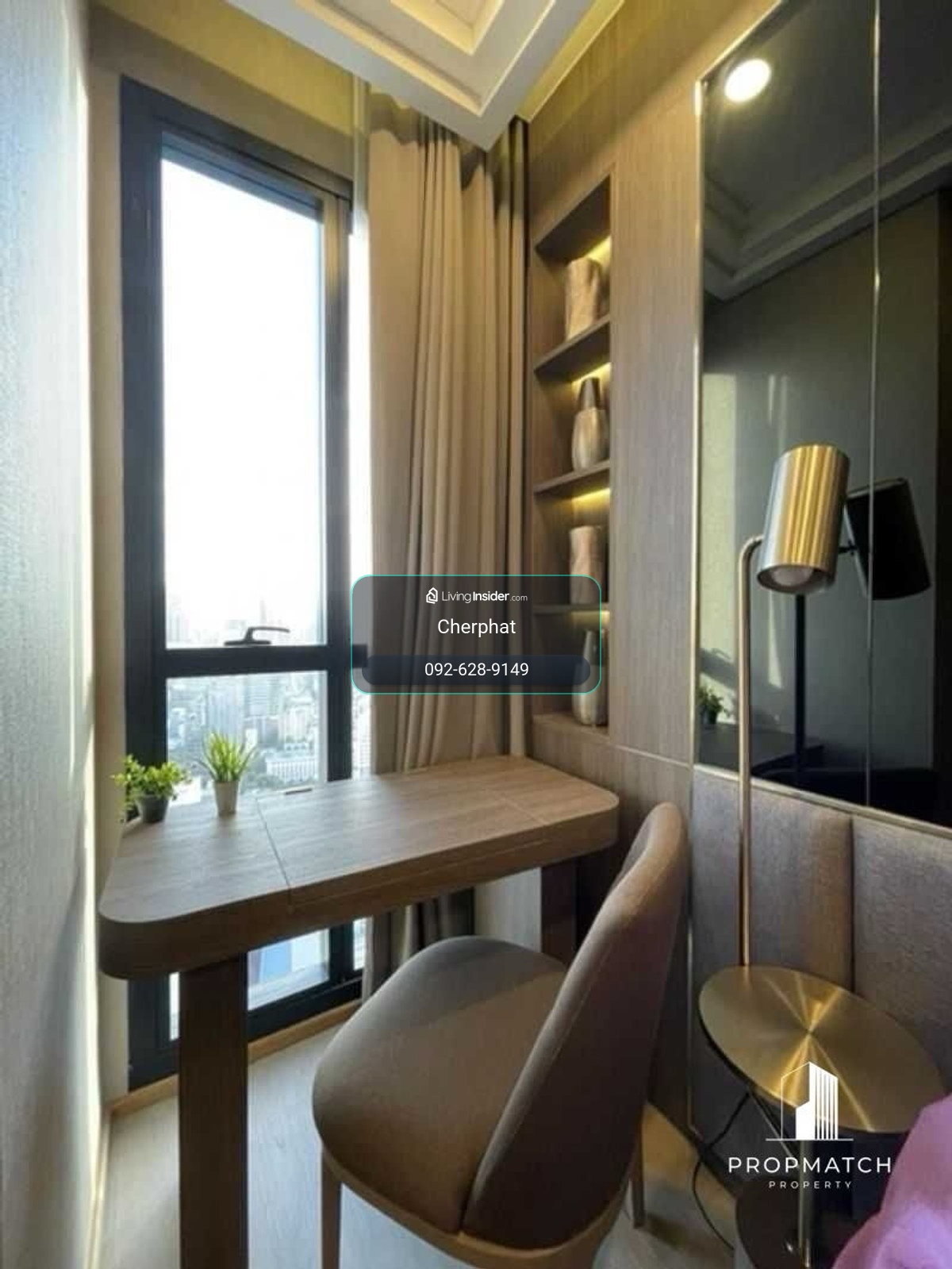 ⚡️FlashDeal⚡️AshtonChula-Silom (1bed1bath) 35sqm 🔥7.2Mb Fully furnish, Good view 📲092-6289149 – รูปที่ 2