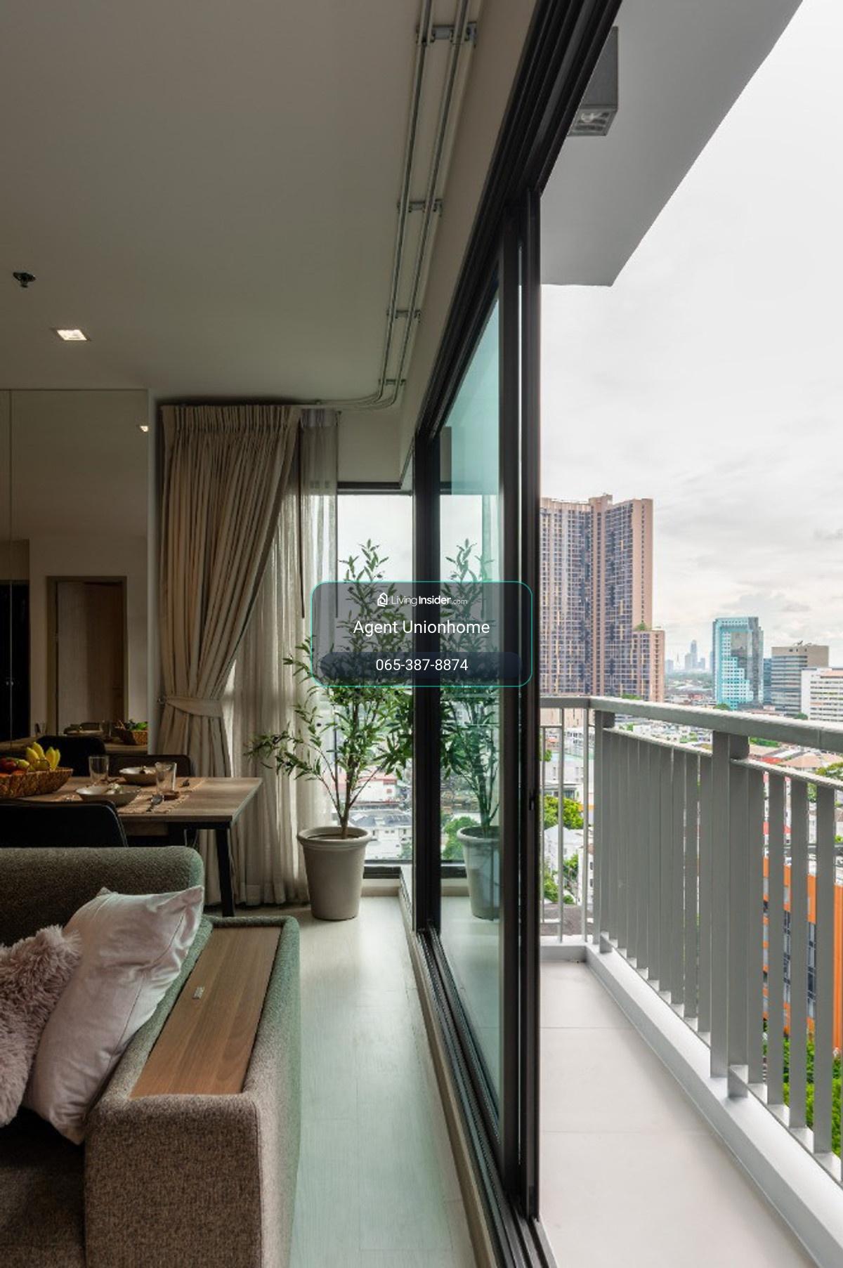 ขายคอนโด ริทึ่ม - สุขุมวิท ชั้น 15 ห้องมุม วิวสวย เฟอร์นิเจอร์ครบ พร้อมอยู่ (N.2076) – รูปที่ 4