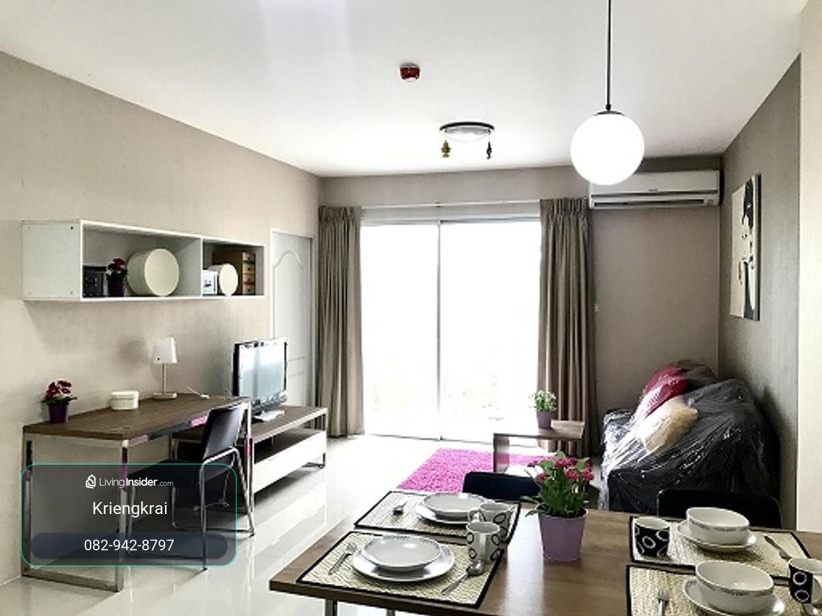 คอนโด ละติจูต latitude Abac เอแบคบางนา  2 ห้องนอน วิวสระน้ำ 60 ตรม. ห้องใหญ่ ขายขาดทุน – รูปที่ 2