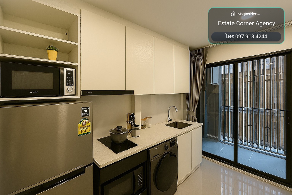 99726 - ขาย/เช่า ESQUE สุขุมวิท 101/1 คอนโด Low-Rise ห้องหน้ากว้าง 24 ตร.ม. แต่งครบ พร้อมอยู่ ใกล้ BTS ปุณณวิถี – รูปที่ 4