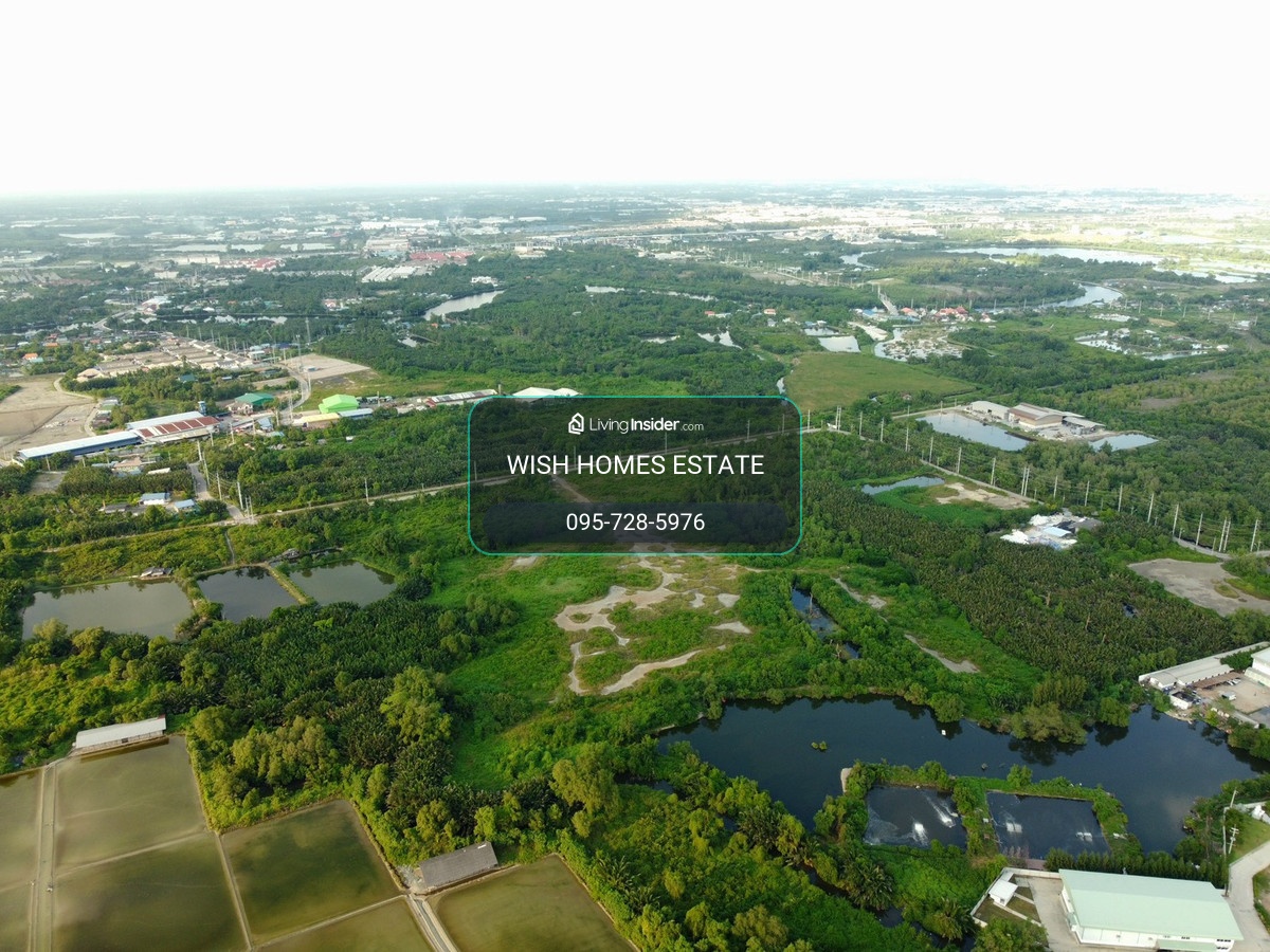 S1101 📍( selling directly, 3% commission) Large land plot for sale, 45 rai, prime location in Samut Sakhon province, near the Maeklong railway line. Only 2.22 million baht per rai. – รูปที่ 4