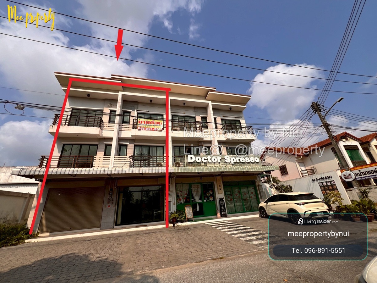 For rent / Commercial building, 3 floors, 1 unit or rent 2 units, ready to move in!!  Area: 20 sq m. Great location in the heart of Ban Chang. Suitable for: office / shop / residence, ready to move in. ME-261 – รูปที่ 2
