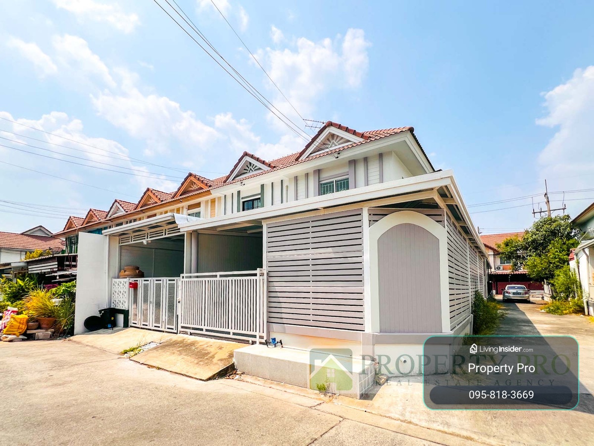 ขาย บ้าน พฤกษา D รังสิต คลอง 3 ทาวน์โฮม 2 ชั้น ขนาด 23 ตรว 120 ตรม 2 นอน 2 น้ำ หลังมุม รีโนเวทใหม่  ใกล้ รังสิต-นครนายก คลองหลวง พหลโยธิน วิภาวดีรังสิต กาญจนาภิเษก : SL26S-008 – รูปที่ 2