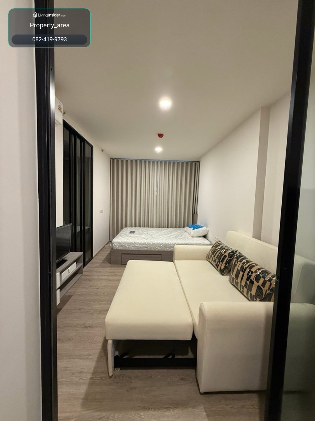 Pet Friendly🐶🐱For rent Origin Plug & Play Sirindhorn, Building C, 10th floor, size 25 sq m., price 15,000 baht. – รูปที่ 3
