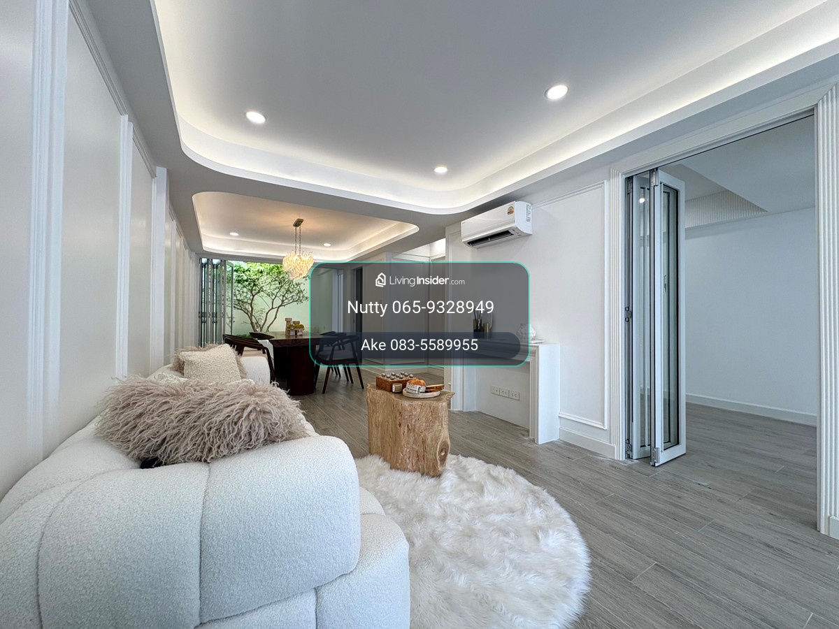 Sale & Rent ทาวน์โฮมใหม่ 3 ชั้น ซอย ปรีดี พนมยงค์ 42 ดีไซน์สวย Modern Classic Twist  – รูปที่ 3