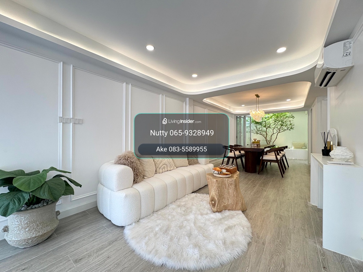 Sale & Rent ทาวน์โฮมใหม่ 3 ชั้น ซอย ปรีดี พนมยงค์ 42 ดีไซน์สวย Modern Classic Twist  – รูปที่ 2
