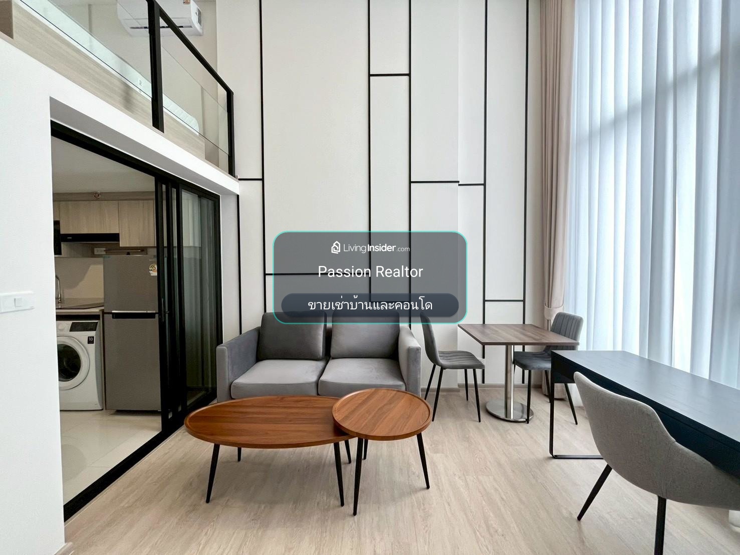 🔥เช่าห้องใหม่!🚫Not Pet-Friendly 📍 Origin Plug&amp;Play E22 Station💸 เพียง 16,000 บาท/เดือน* – รูปที่ 2