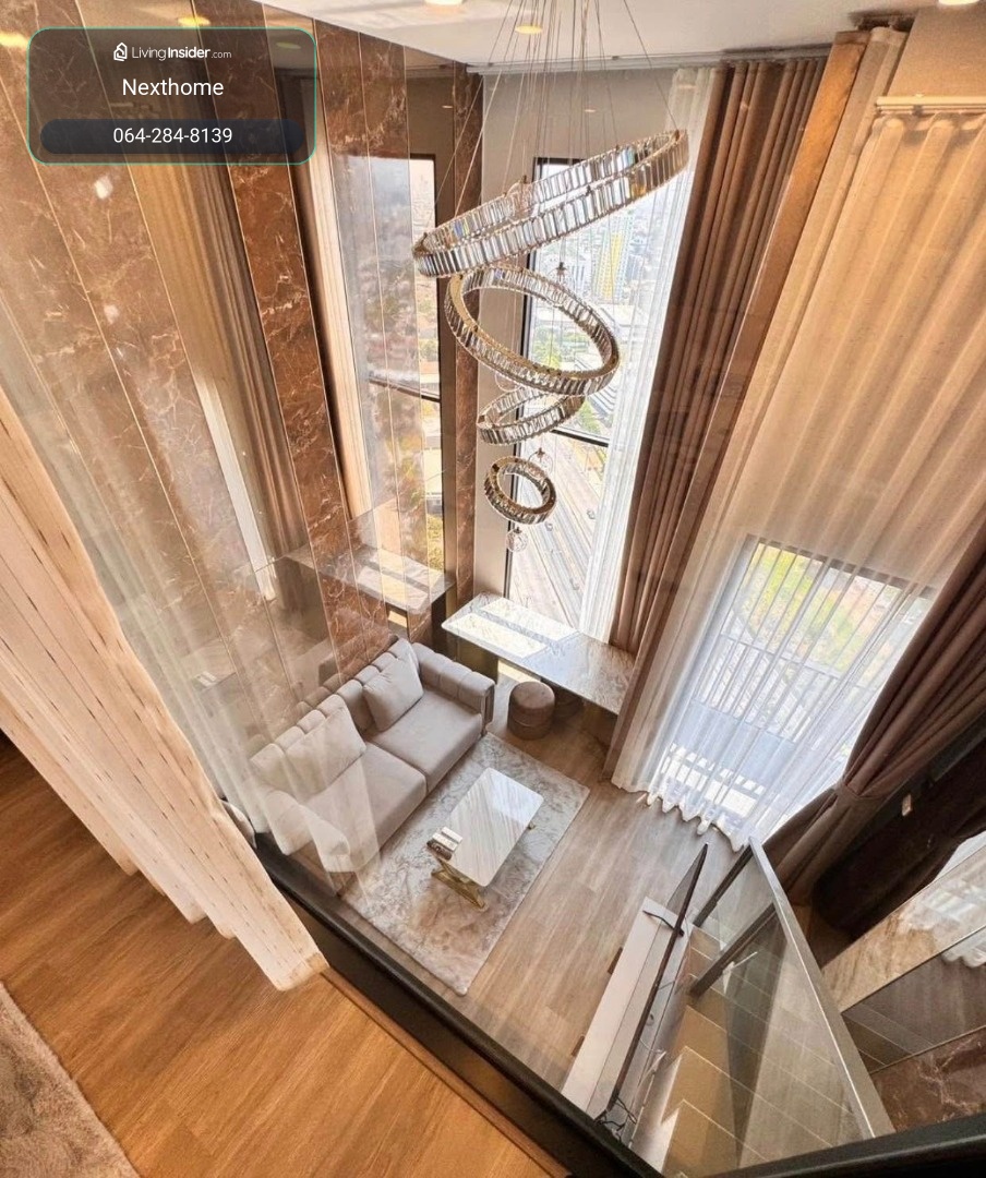 🔥For Rent Now🔥 SO Origin Kaset Interchange, Duplex unit with high ceiling, 38 sq.m., 20th floor, next to BTS Kasetsart University, fully furnished, ready to move in. – รูปที่ 2