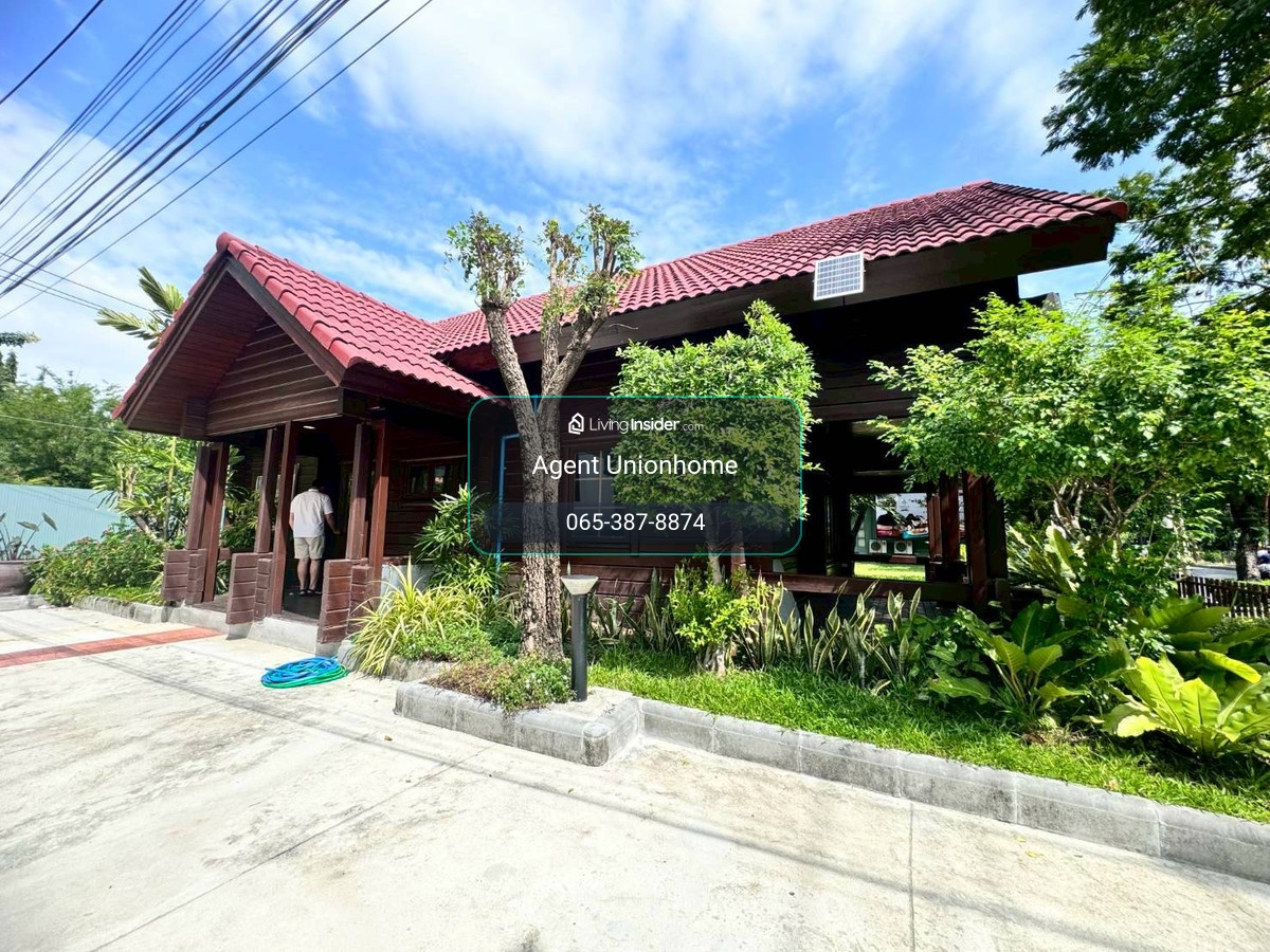 ให้เช่าบ้านไม้ ใกล้โลตัสพัฒนาการ ติดถนน เหมาะทำออฟฟิศ/เชิงพาณิชย์ (N.1694) – รูปที่ 4