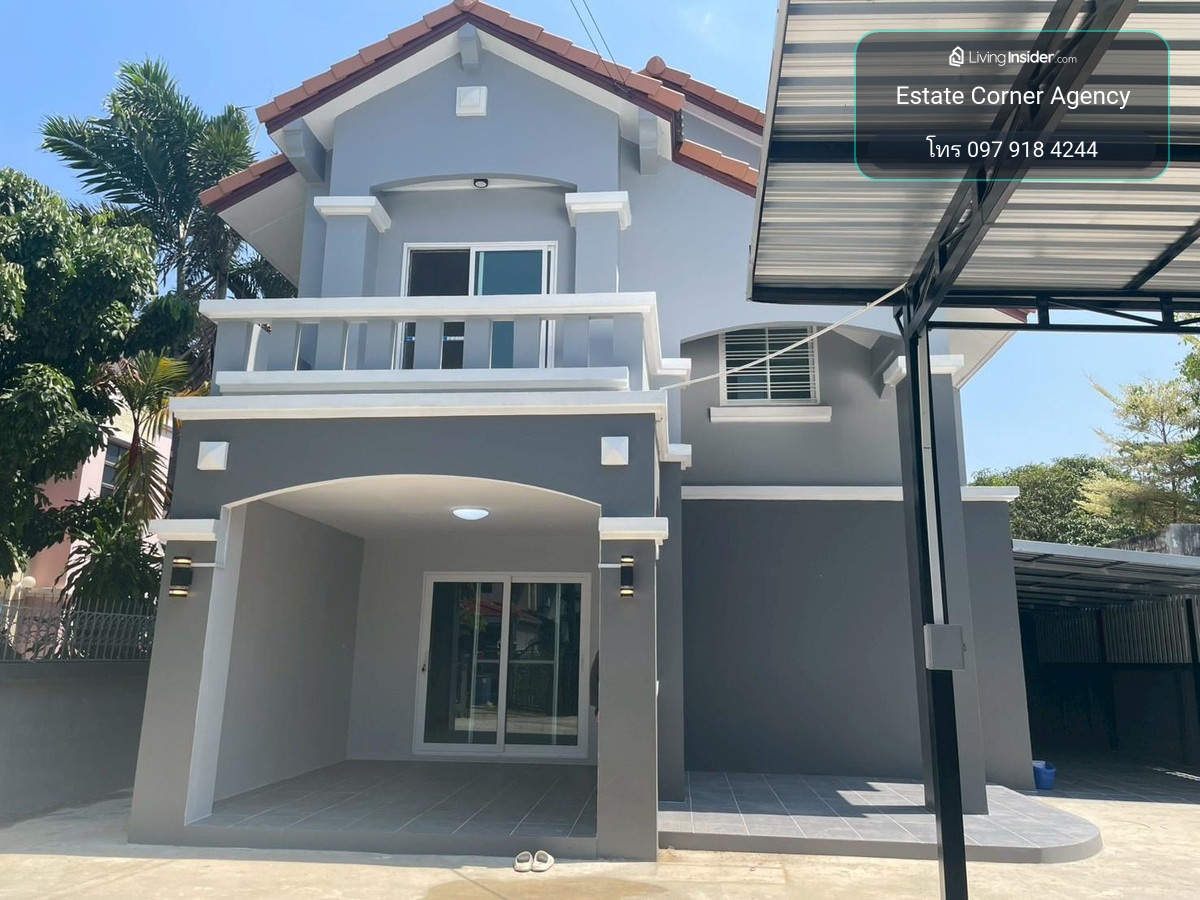 96749 - ขายบ้านเดี่ยว 2 ชั้น หลังมุม หมู่บ้านบ้านสวยริมธาร 1 ทวีวัฒนา กรุงเทพ | ซอย 1 ทำเลดี พร้อมอยู่ – รูปที่ 2