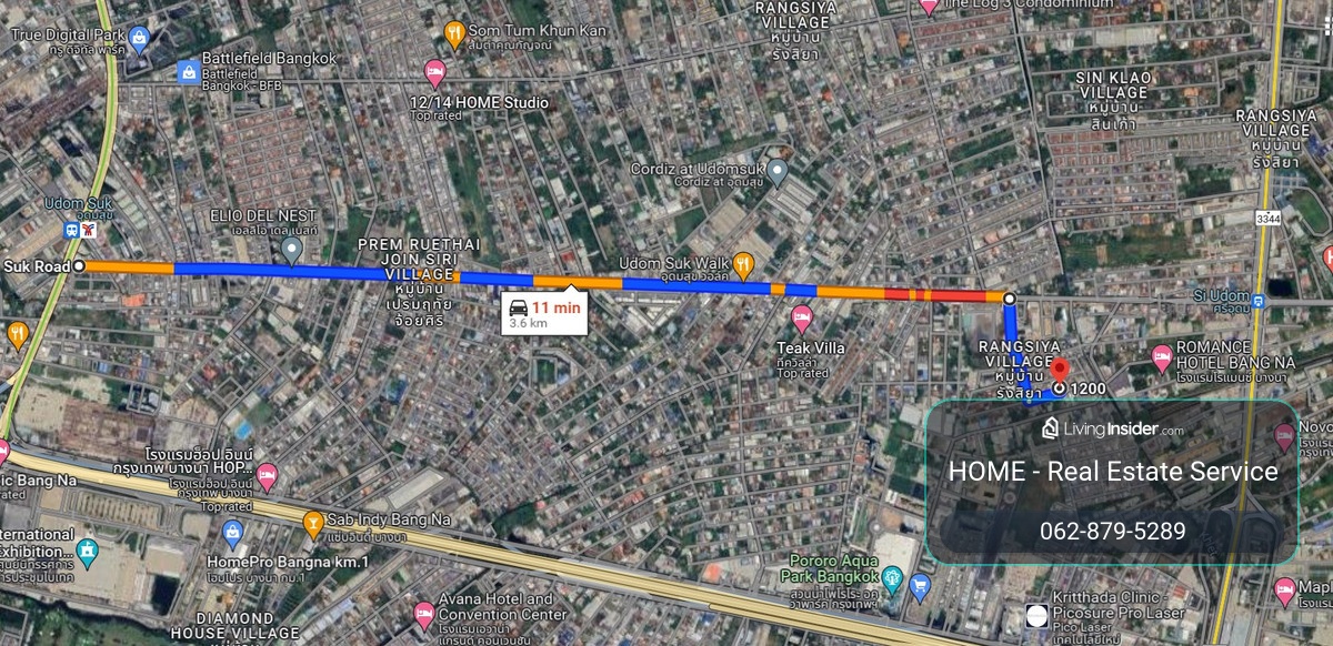 ที่ดิน อุดมสุข 58 / (ขาย), Land at Udomsuk 58 (FOR SALE) GNG114 – รูปที่ 3