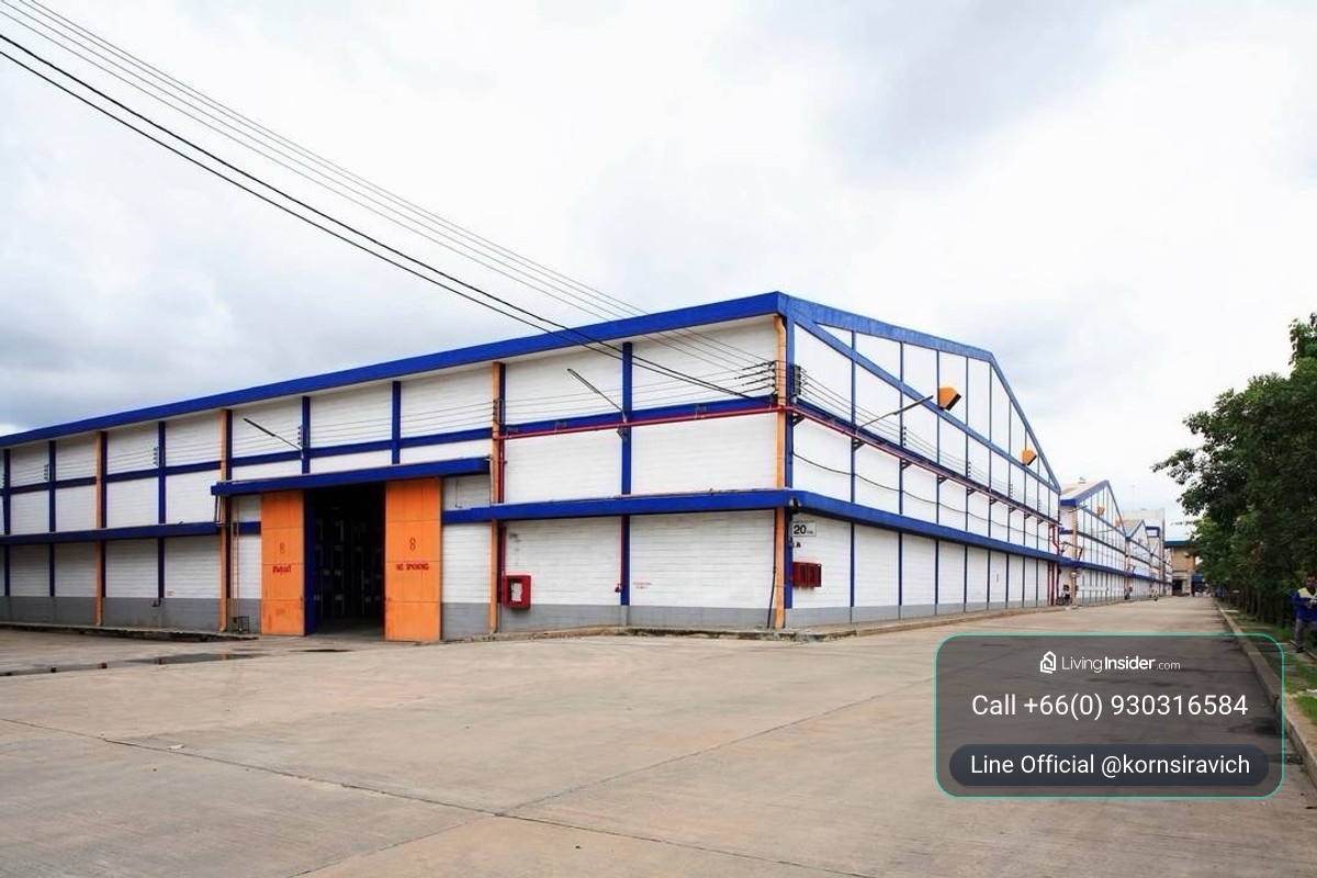 Warehouse, dock, logistics, international shipping, there is a 3,600 sq m warehouse for rent @ Pu Chao Saming Phrai - Samrong, Samut Prakan Province, near the industrial estate. – รูปที่ 3