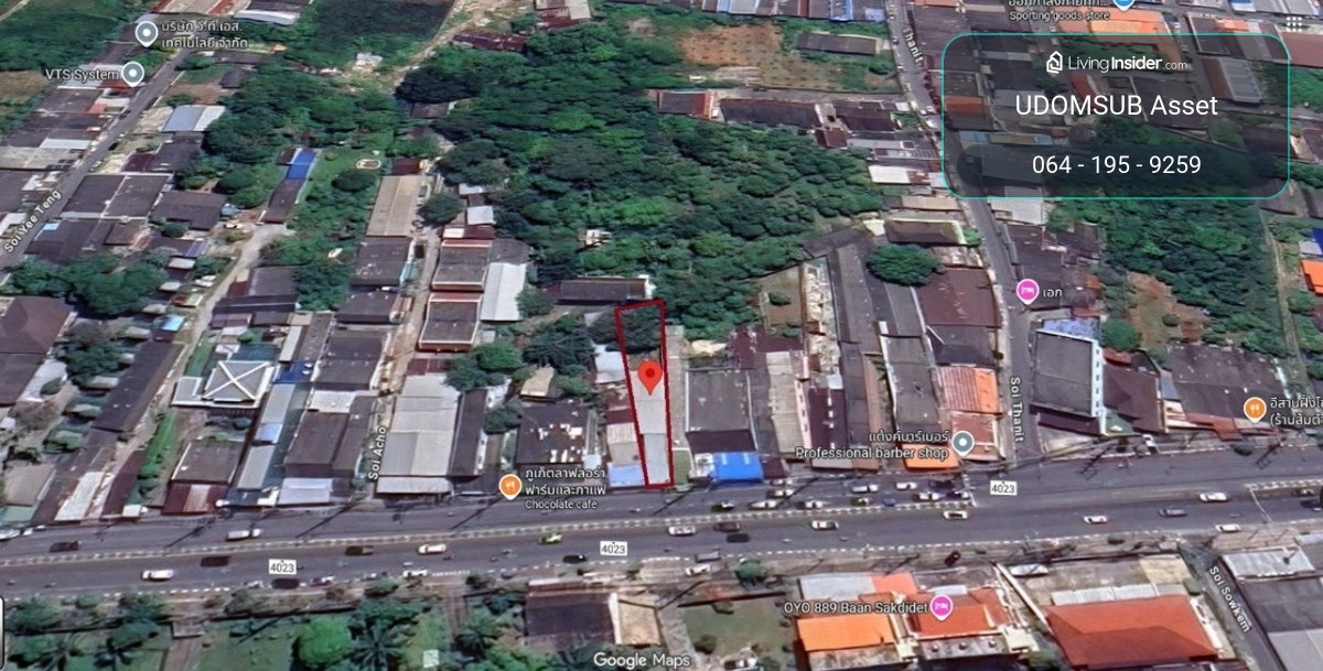 ขายที่ดิน 88.2 ตร.ว. ติดถนนศักดิเดช ทำเลดี ราคาถูก – รูปที่ 3