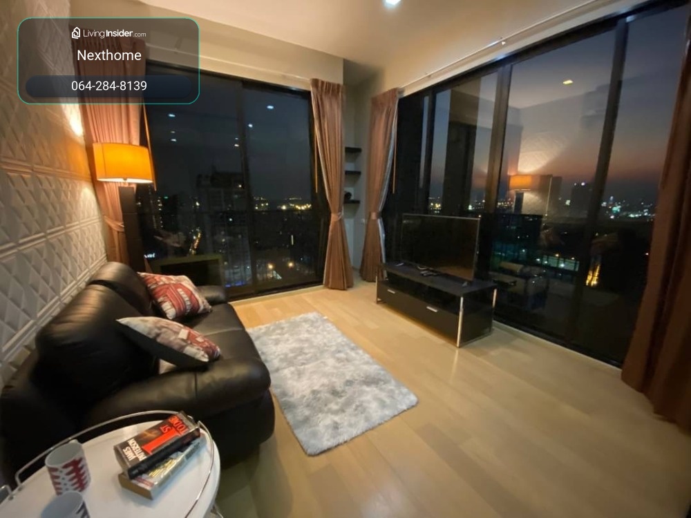 🔥ให้เช่าด่วน🔥 Noble Reveal Ekkamai ห้องหัวมุม Rare Item ชั้น 27 Top Floor วิวโค้งเจ้าพระยา 63 ตร.ม. เพดานสูง – รูปที่ 3