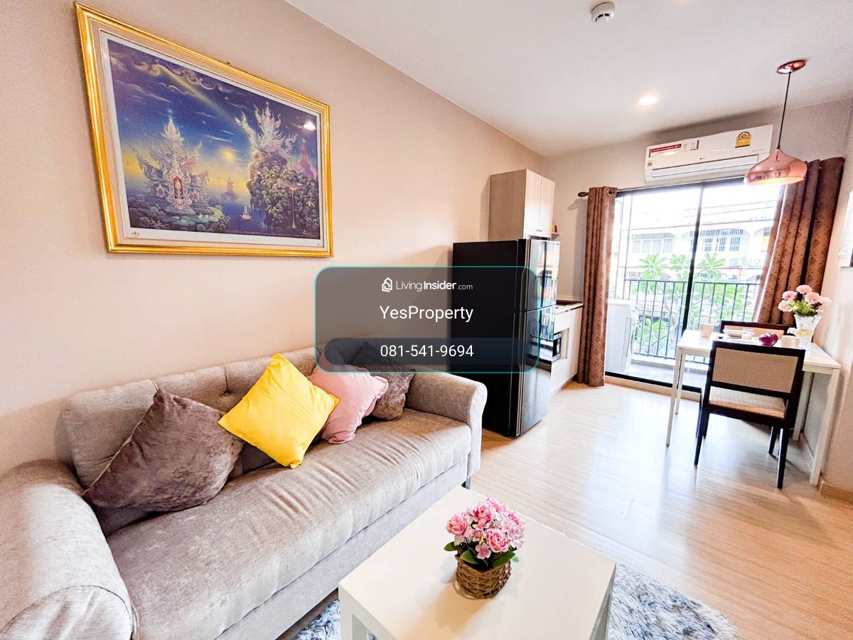 For rent 1 bedroom, 1 bathroom, The Tree On Nut Station. – รูปที่ 2