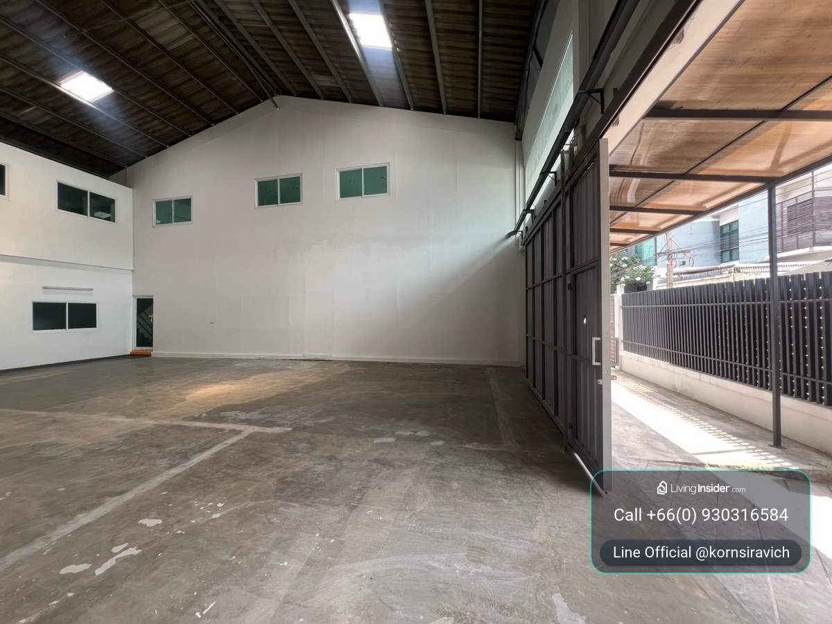 Office, warehouse, warehouse for rent, Soi Ramkhamhaeng 4, supports commercial business and company registration. For foreign renters – รูปที่ 4