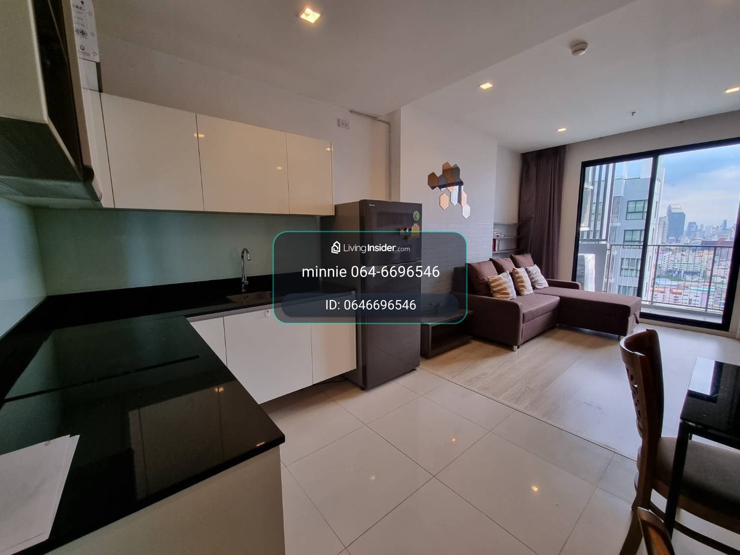 2 ห้องนอนหายาก มาแล้ว Quinn ratchada17 เช่าแค่ 31,500 ห้องใหญ่สุดๆ 65 sqm ห่าง mrt สุทธิสารแค่ 300ม. นัดชมได้ค่ะ 064-6696546  – รูปที่ 2