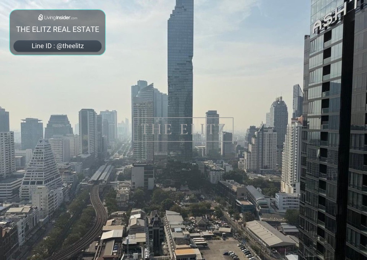  ✨ความคุ้มค่าที่หาได้ยากในย่านสีลม M Silom ห้องแต่งครบ สเปกพรีเมียม ส่วนกลางลอยฟ้าสุดอลังการ วิวโค้งน้ำเจ้าพระยาและตึกมหานคร 💕 – รูปที่ 4