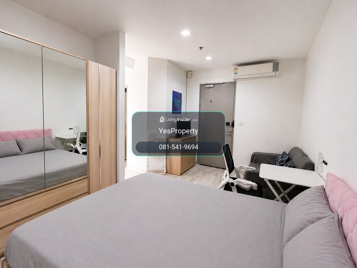 วิวสระ วิวสวนสวย เช่า Studio 1 ห้องน้ำ ไอดีโอ โมบิ สุขุมวิท (สุขุมวิท 81) – รูปที่ 3