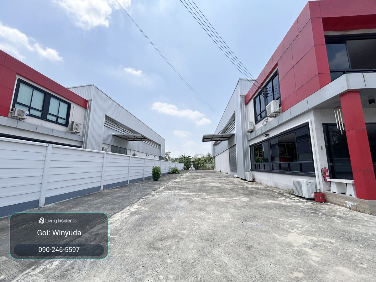 Warehouse/factory for sale with office, corner plot, Naraphirom Subdistrict, Bang Len District, Nakhon Pathom Province. – รูปที่ 3