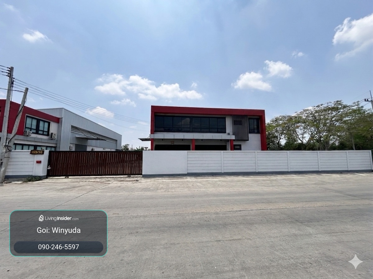 Warehouse/factory for sale with office, corner plot, Naraphirom Subdistrict, Bang Len District, Nakhon Pathom Province. – รูปที่ 2
