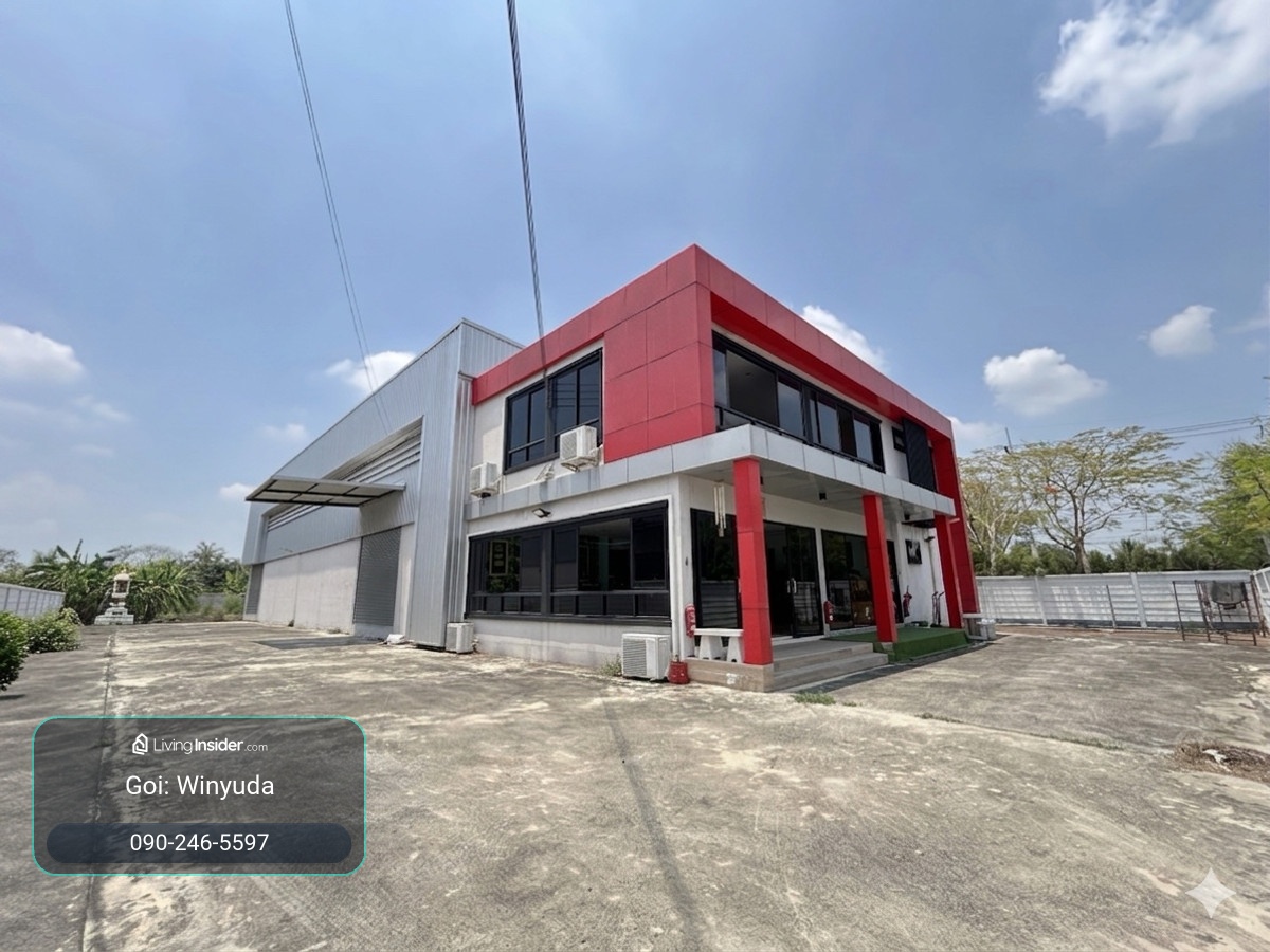 Warehouse/factory for sale with office, corner plot, Naraphirom Subdistrict, Bang Len District, Nakhon Pathom Province. – รูปที่ 4