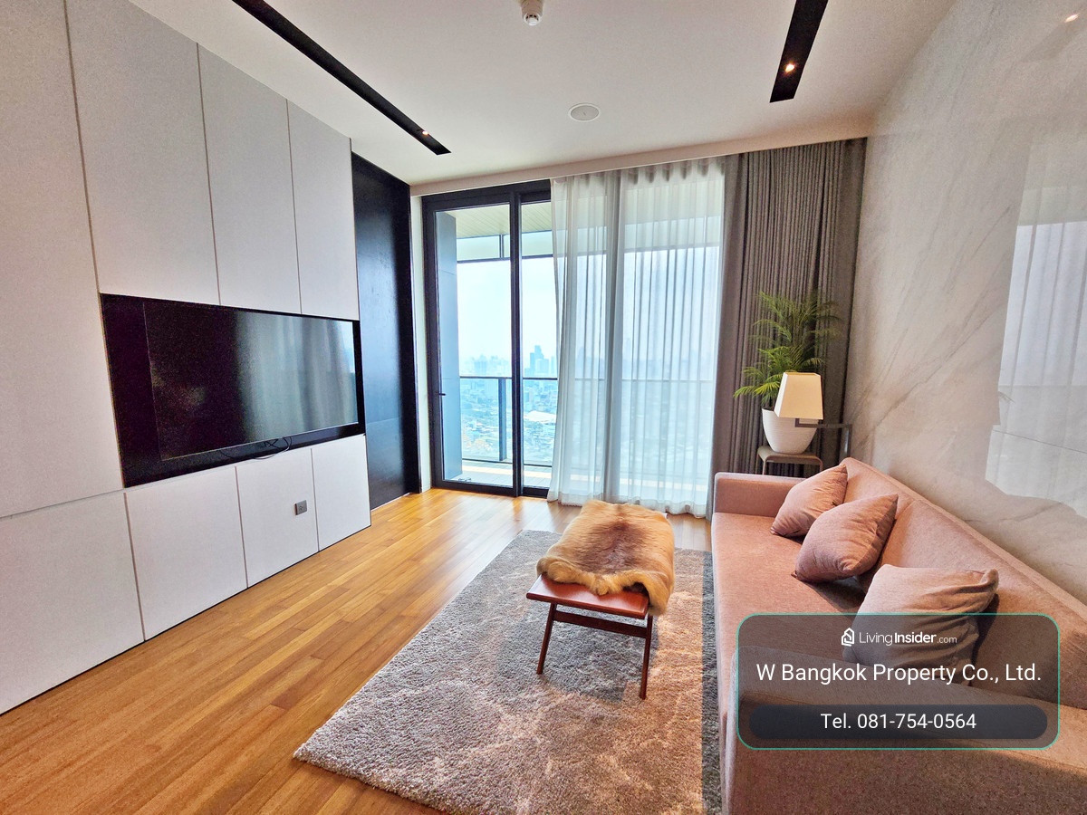 Ultra Luxury Freehold Condo: Banyan Tree Residences Riverside Bangkok, 78 Sqm Like-new Fl 41 วิวแม่น้ำ ราคาสุดคุ้ม – รูปที่ 2