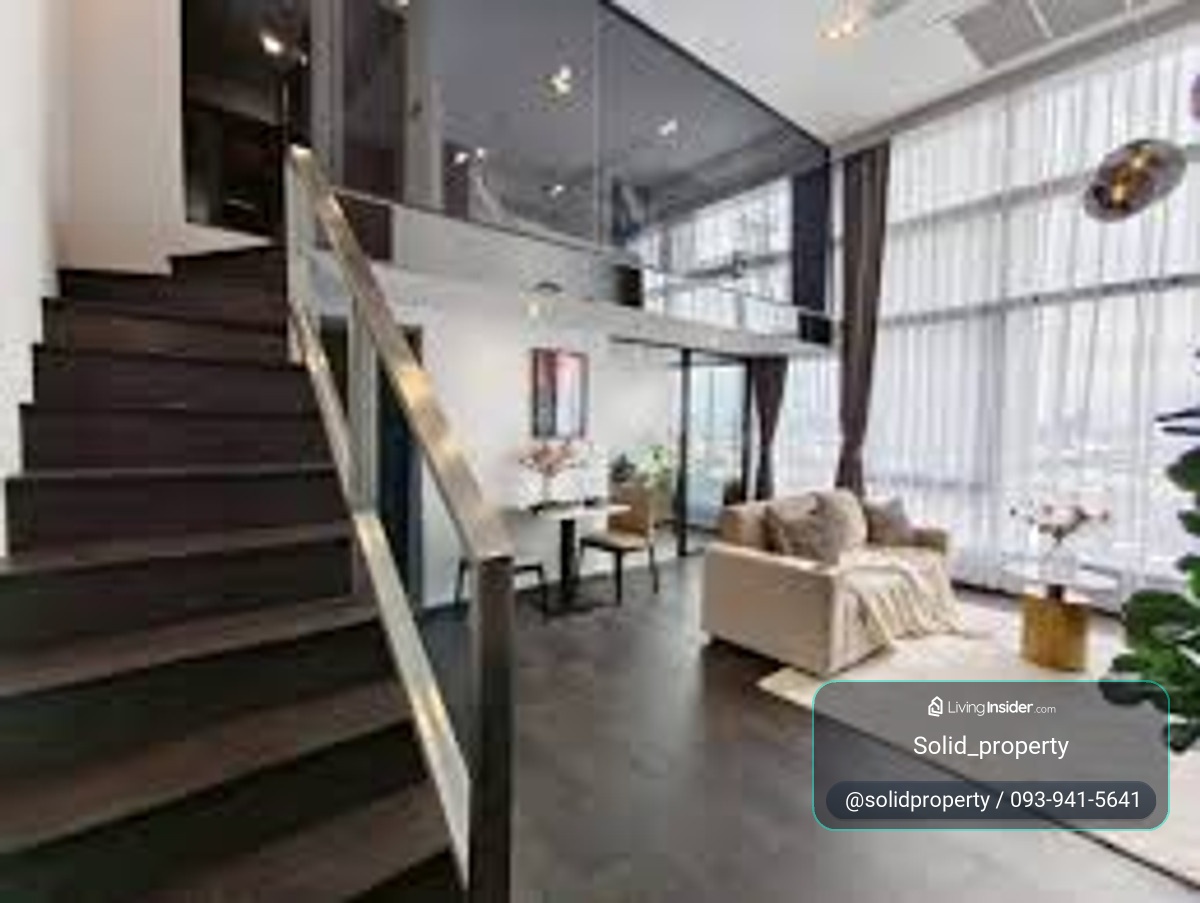 ✨ Super Luxury Loft 2 ชั้น! CONNER Ratchathewi 💎 [0 เมตร MRT ราชเทวี | ห้องสวยเพดานสูง พร้อมอยู่] ✨ – รูปที่ 3