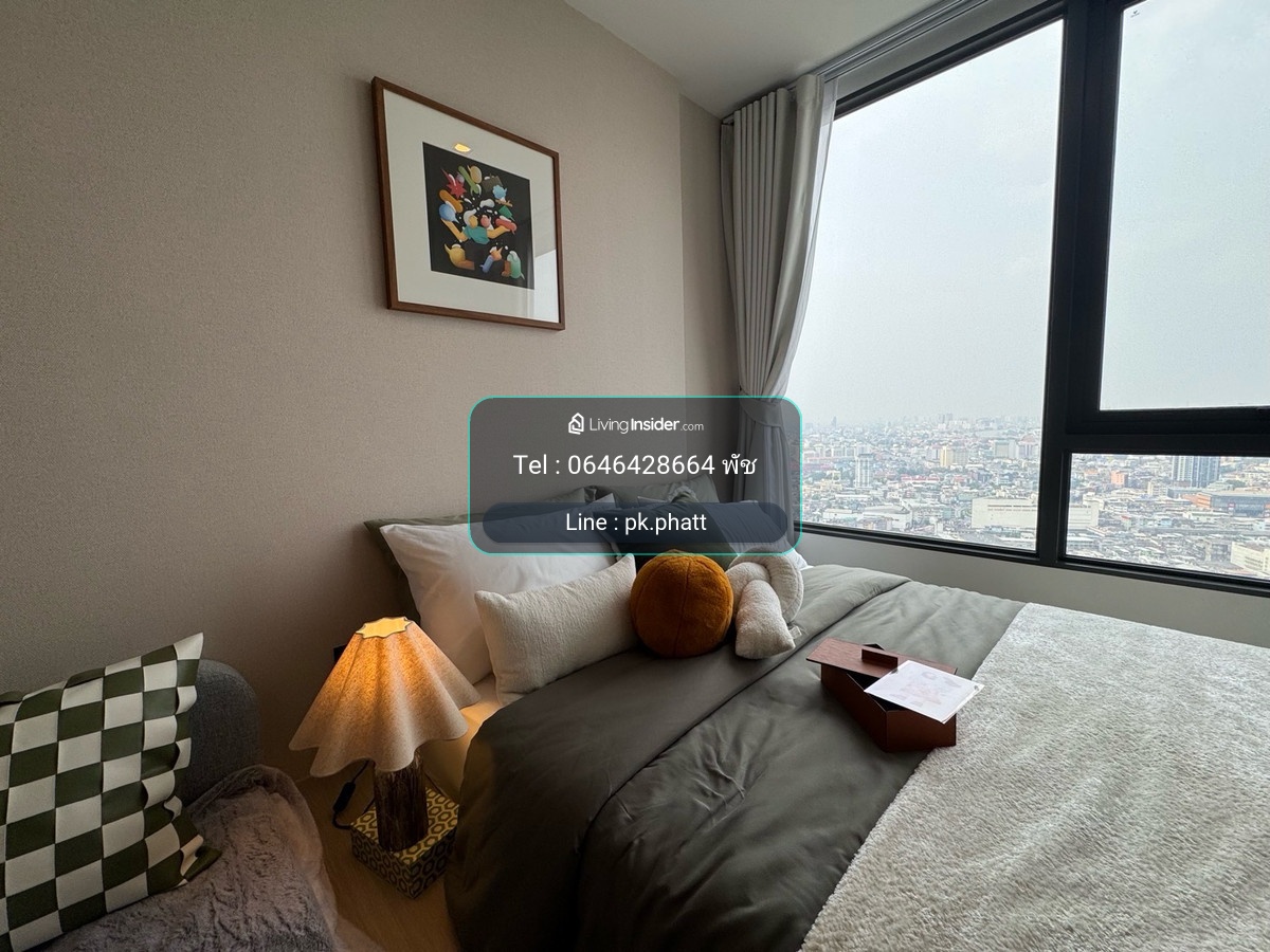 ✨ Not just a condo — a smarter way to live in the city🚆 Only 130 m to BTS Wongwian Yai 🛏 Studio | 25.52 sq.m.💰 Price: 3.69 MB
📞Phat 064-642-8664 – รูปที่ 2