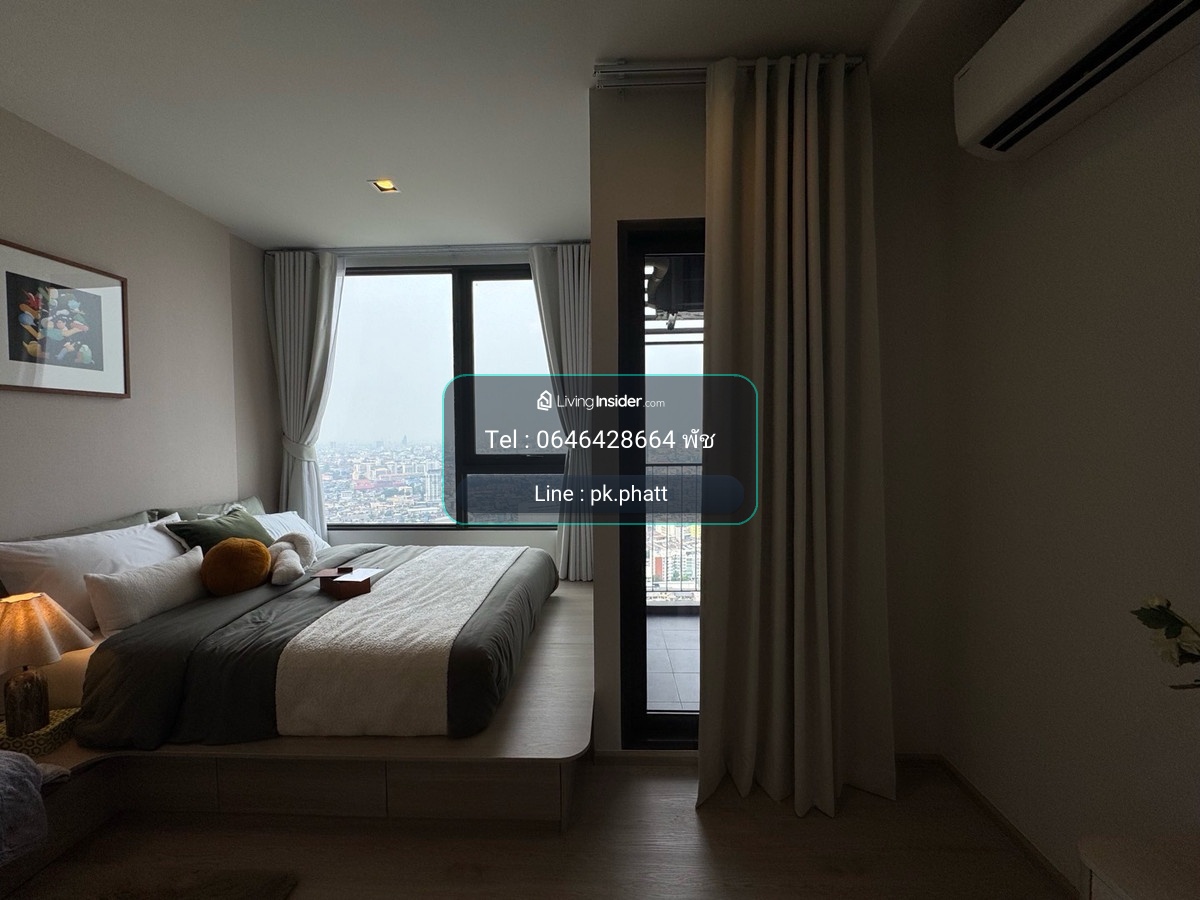 ✨ Not just a condo — a smarter way to live in the city🚆 Only 130 m to BTS Wongwian Yai 🛏 Studio | 25.52 sq.m.💰 Price: 3.69 MB
📞Phat 064-642-8664 – รูปที่ 4